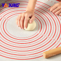 baking pastry mat with measurements Yaxing silicone mat for dough and baking 40x33cm